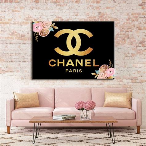 chanel framed art|Chanel picture wall art.